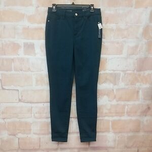 NWT Talbots Size 4 Teal High-Waist Jegging Ankle